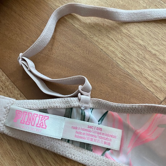 Victoria's Secret PINK Tropical Nude Bra - Picture 5 of 5